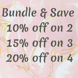 The more you bundle the more you save!